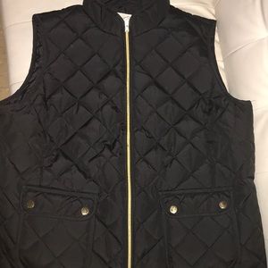 Women black vest